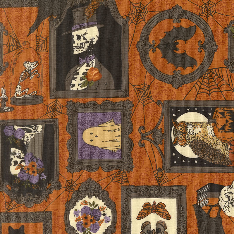 Gothic Haunt By Stacy Iest Hsu For Moda - Pumpkin