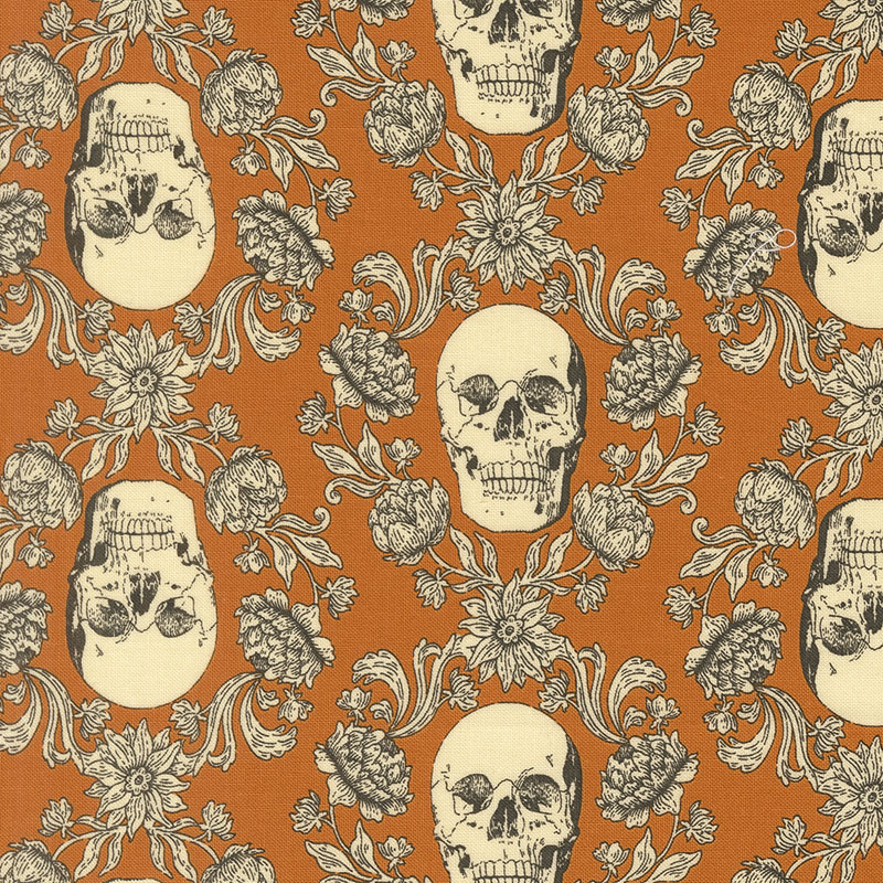 Gothic Haunt By Stacy Iest Hsu For Moda - Pumpkin