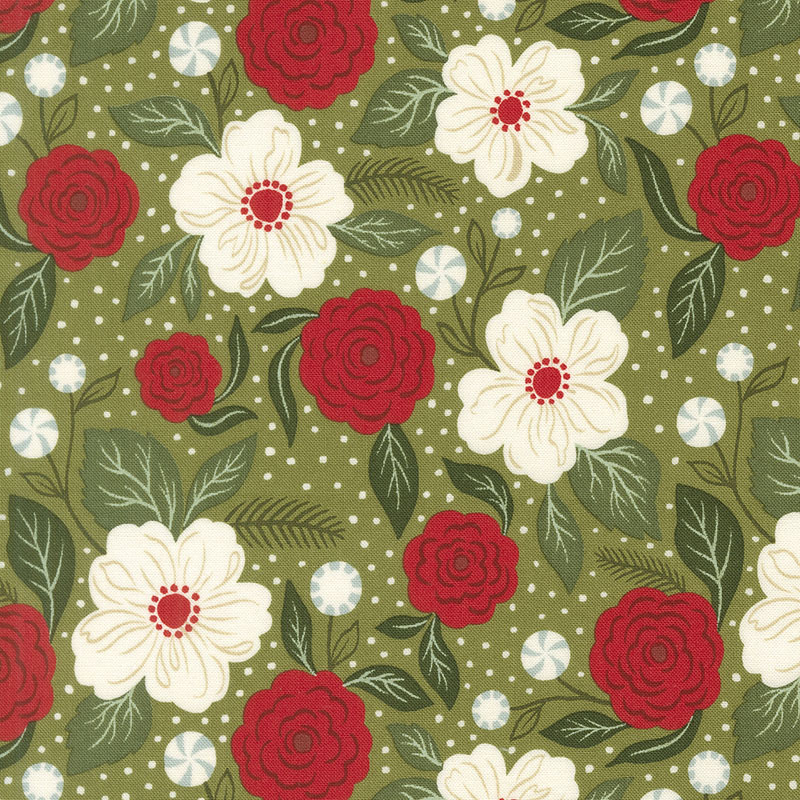 Peppermint Cocoa By Lella Boutique For Moda - Mistletoe