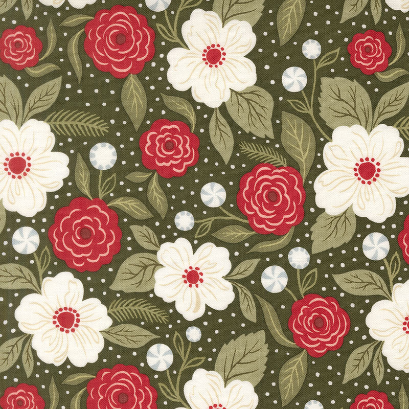 Peppermint Cocoa By Lella Boutique For Moda - Evergreen