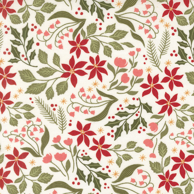 Peppermint Cocoa By Lella Boutique For Moda - Cream