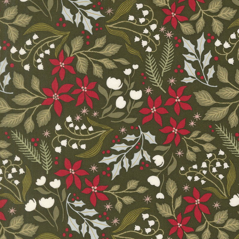 Peppermint Cocoa By Lella Boutique For Moda - Evergreen