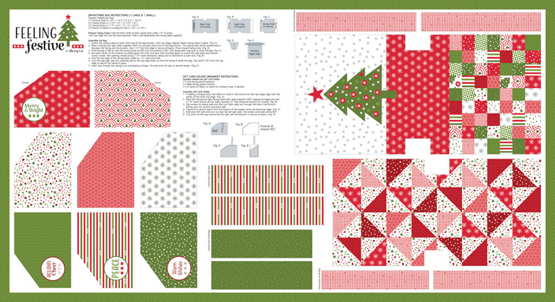 Feeling Festive - Mochi Linen By Chrissy Lux For Moda - 24" X 45" Panel - Cloud