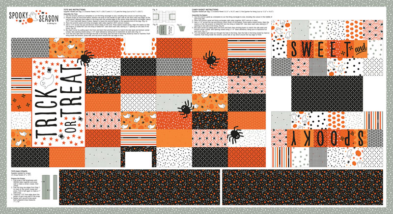 Spooky Season - Mochi Linen By Chrissy Lux For Moda - Cloud