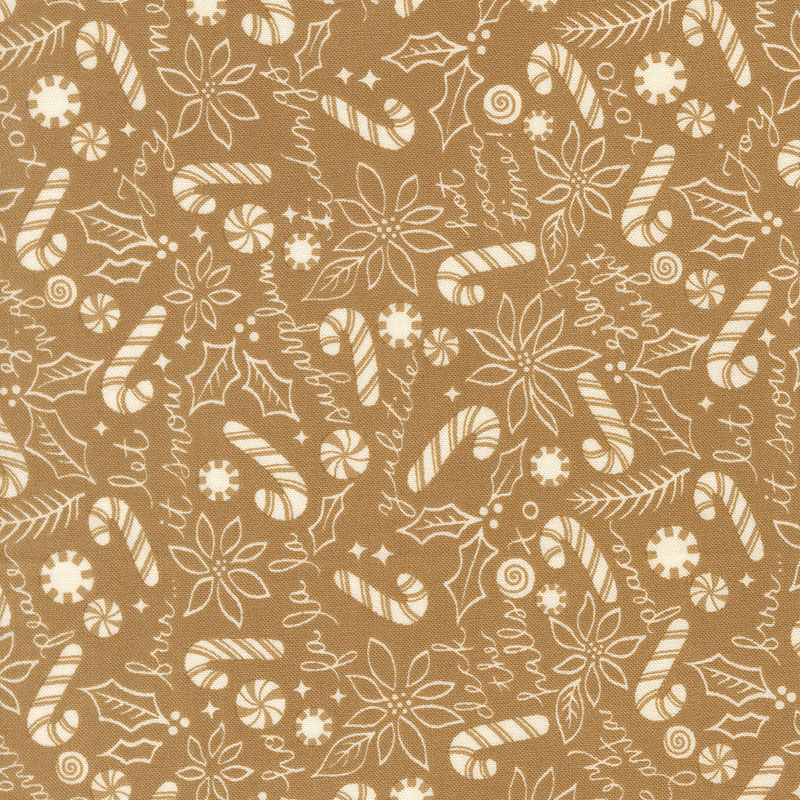 Peppermint Cocoa By Lella Boutique For Moda - Cocoa
