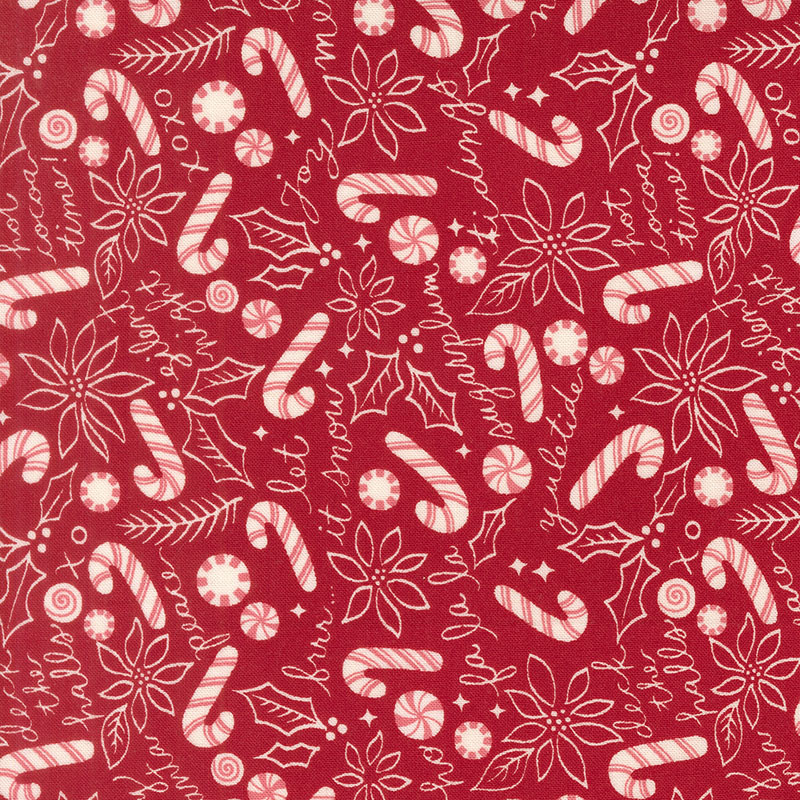 Peppermint Cocoa By Lella Boutique For Moda - Scarlet