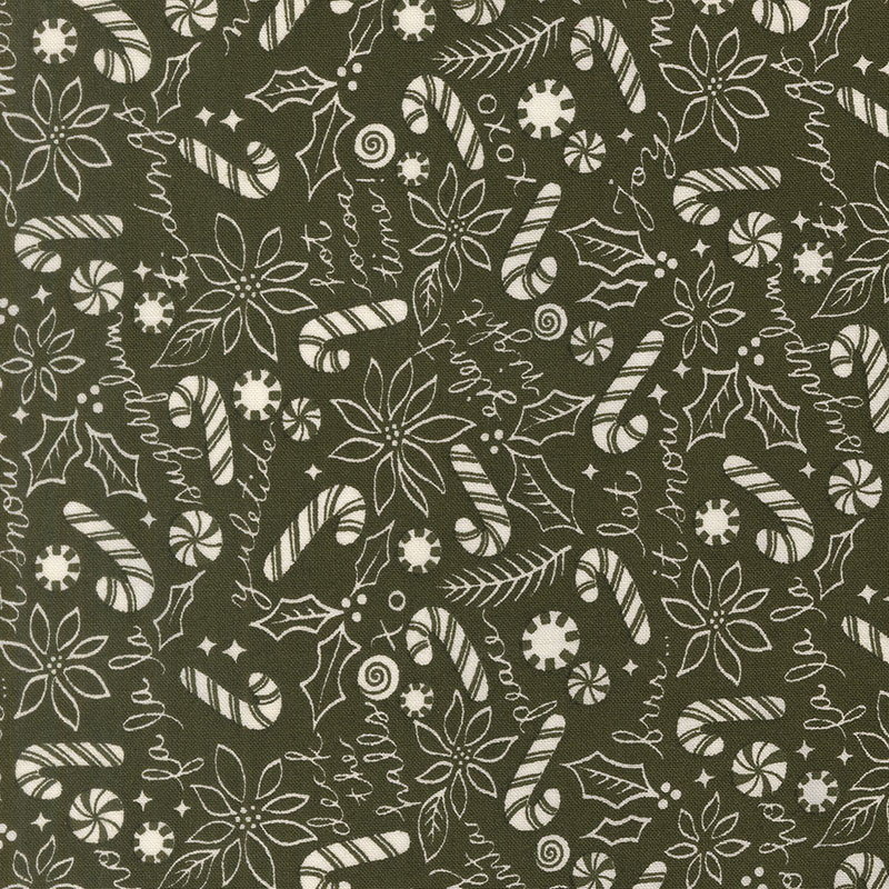 Peppermint Cocoa By Lella Boutique For Moda - Evergreen