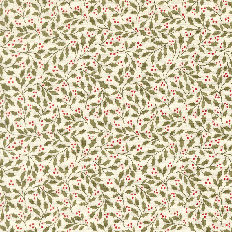 Peppermint Cocoa By Lella Boutique For Moda - Cream