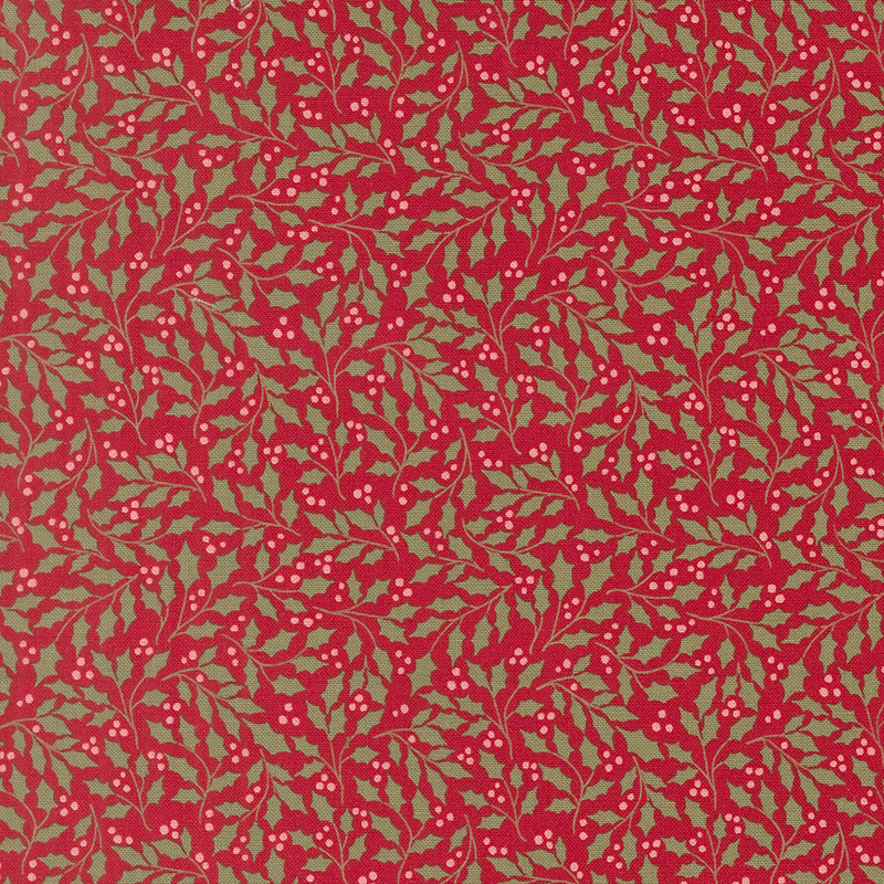 Peppermint Cocoa By Lella Boutique For Moda - Scarlet