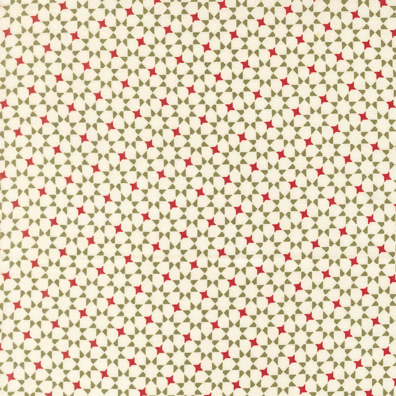 Peppermint Cocoa By Lella Boutique For Moda - Cream