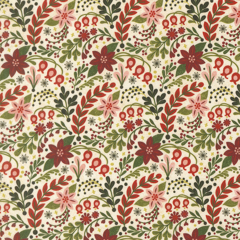 Hearth And Holly By Basicgrey For Moda - Snow