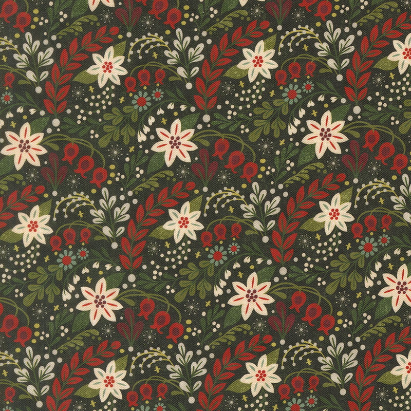 Hearth And Holly By Basicgrey For Moda - Spruce