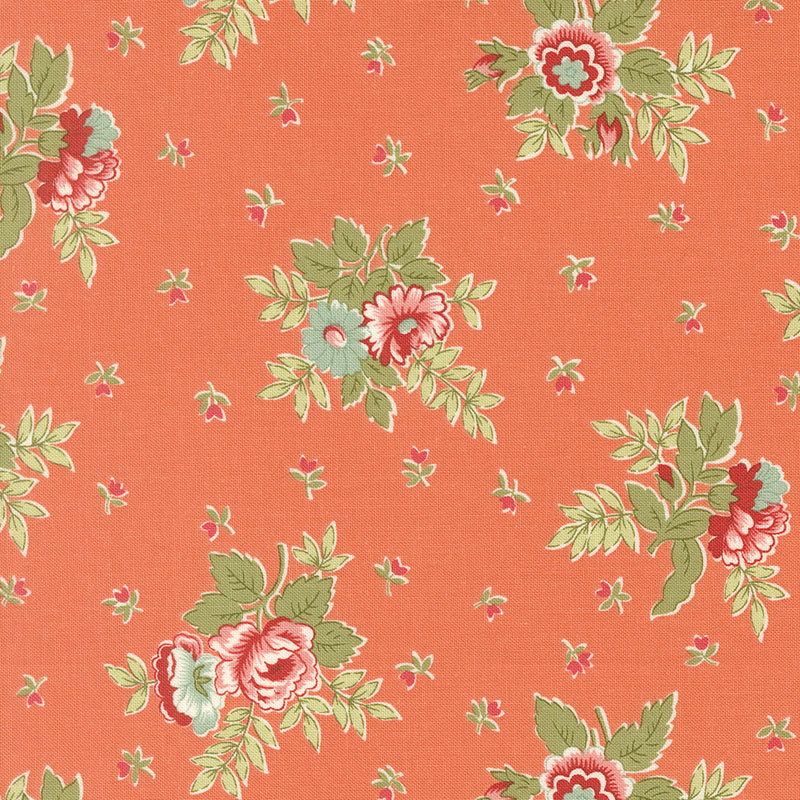 Apricot Candy By Bunny Hill Designs For Moda - Coral
