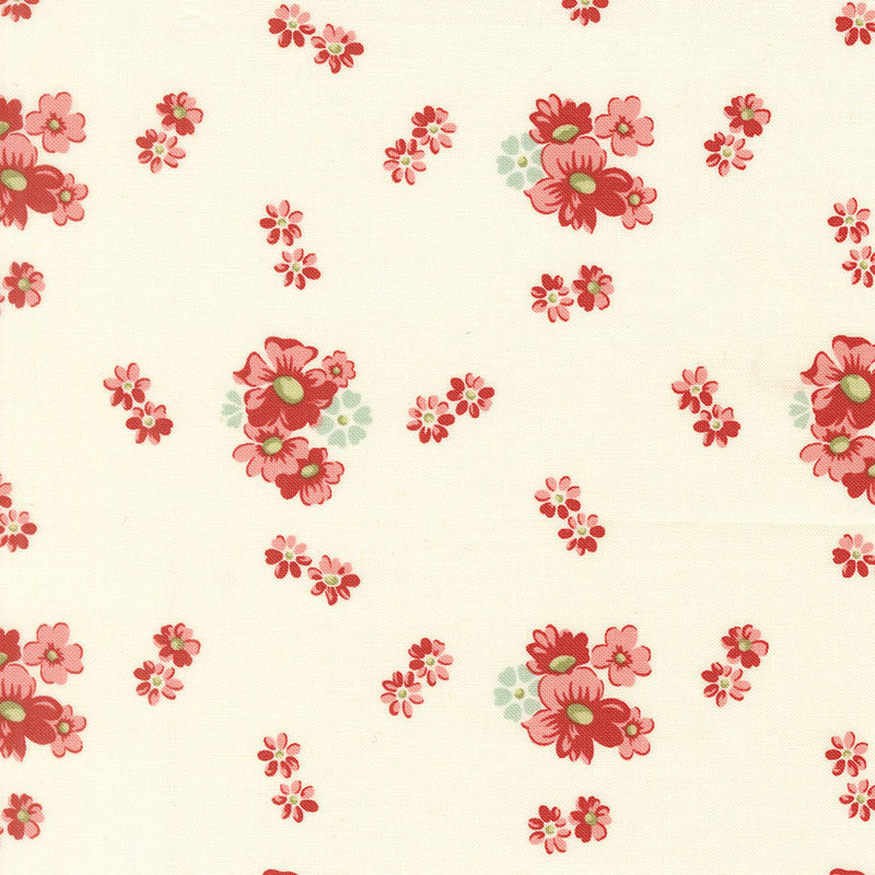 Apricot Candy By Bunny Hill Designs For Moda - Cloud - Rose