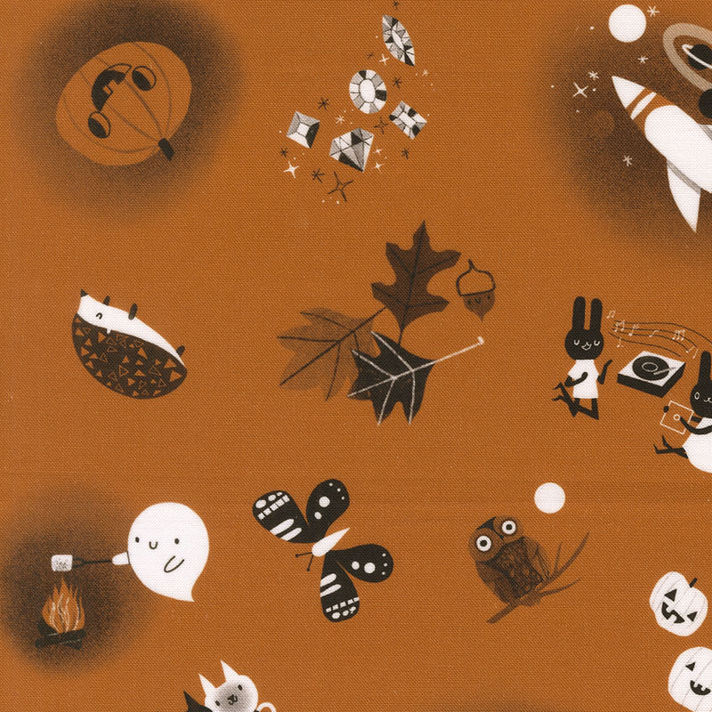 Only Treats By Lizzy House For Moda - Copper