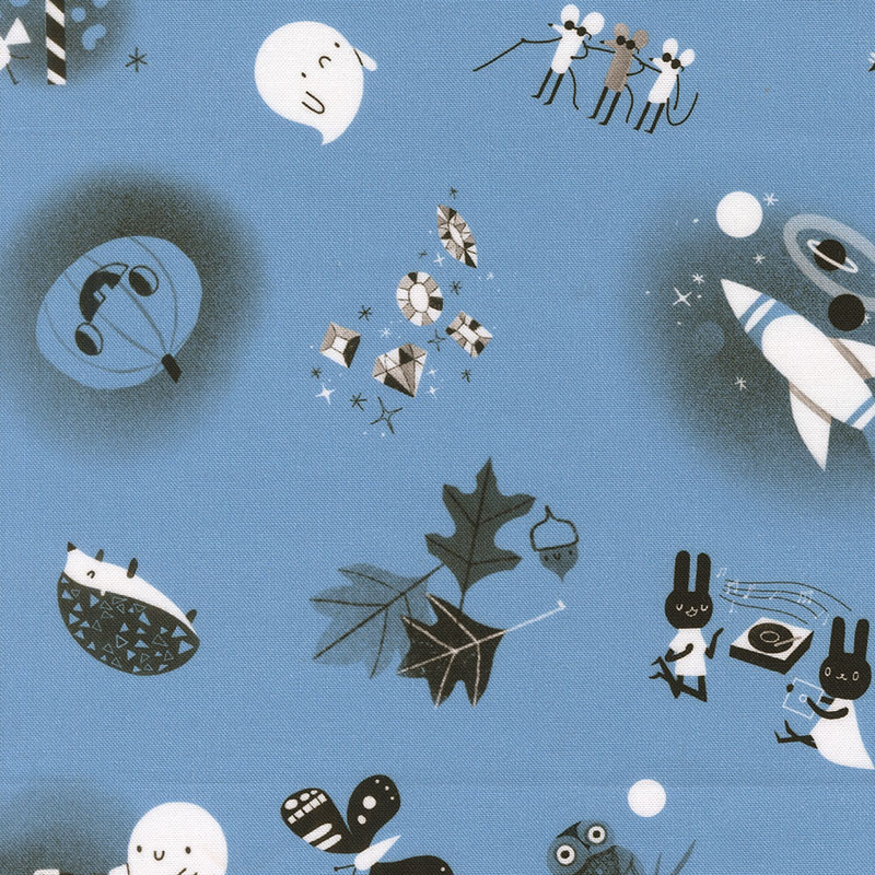 Only Treats By Lizzy House For Moda - Sky