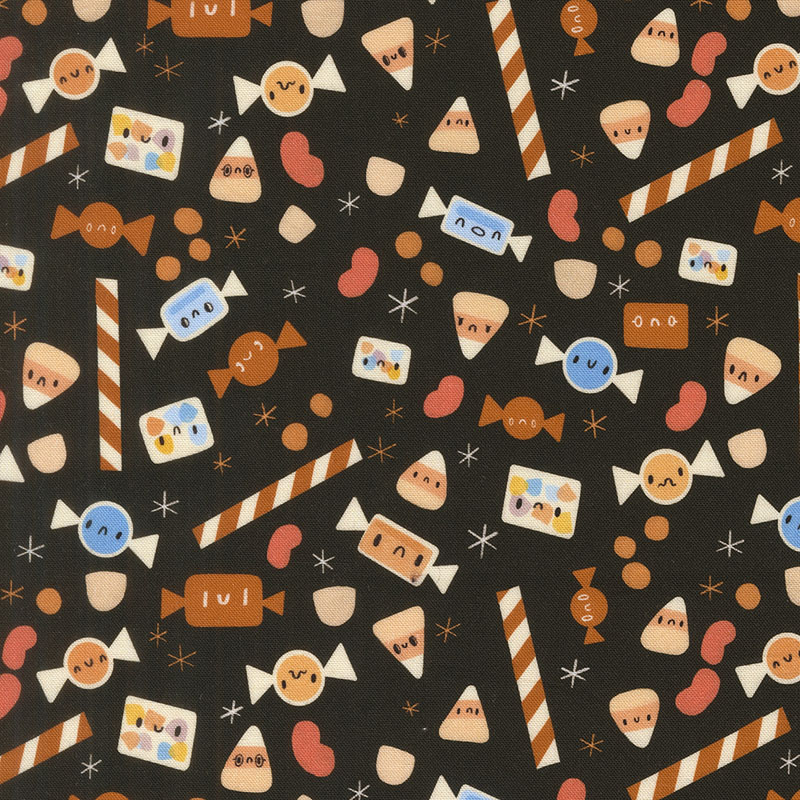 Only Treats By Lizzy House For Moda - Midnight