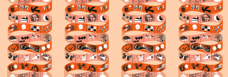 Only Treats By Lizzy House For Moda - Peach