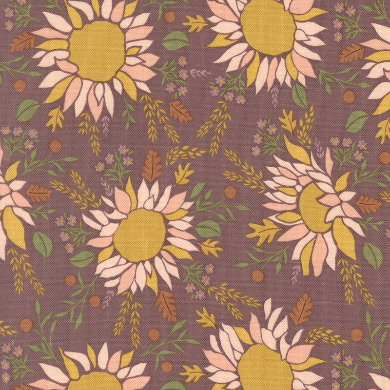 Autumn Rising By Sweetfire Road For Moda - Plum