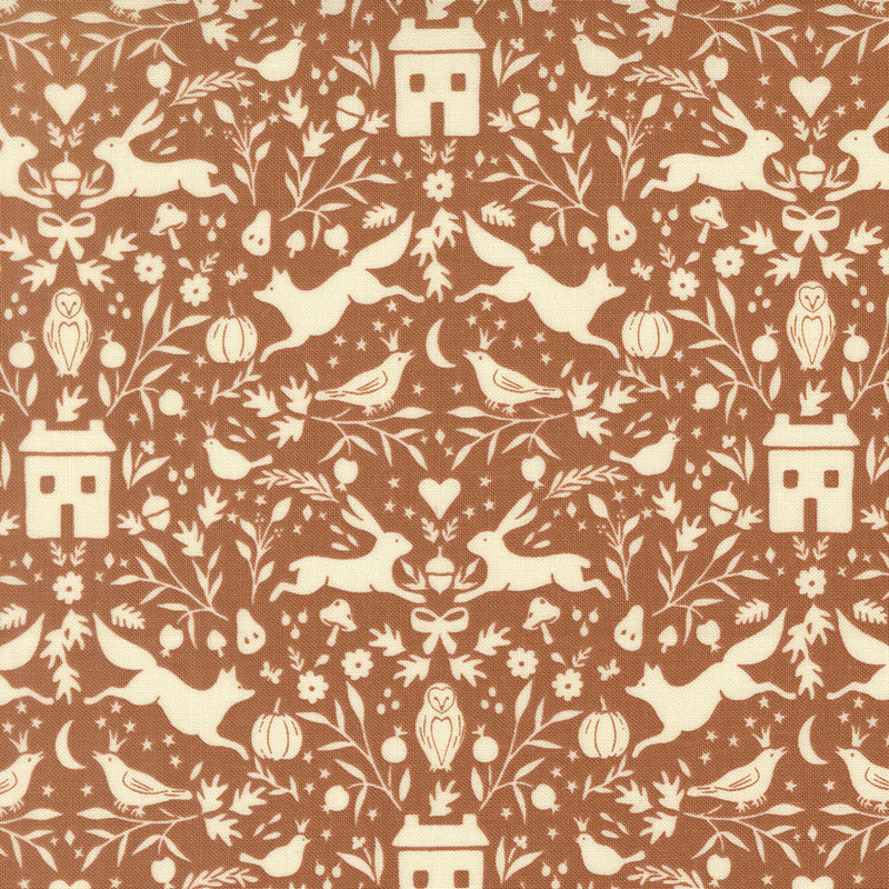 Autumn Rising By Sweetfire Road For Moda - Rust
