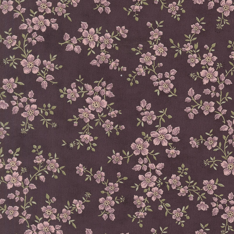 Lilac Shadows By 3 Sisters For Moda - Plum