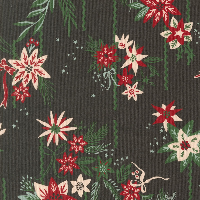 Twinkle And Tinsel By Fancy That Design House For Moda - Charcoal
