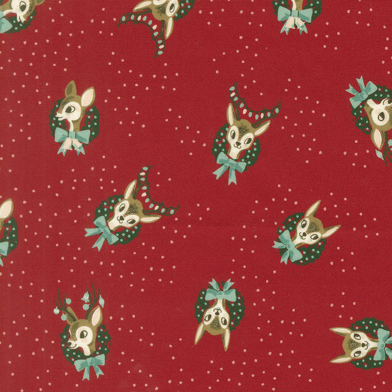 Twinkle And Tinsel By Fancy That Design House For Moda - Christmas Red