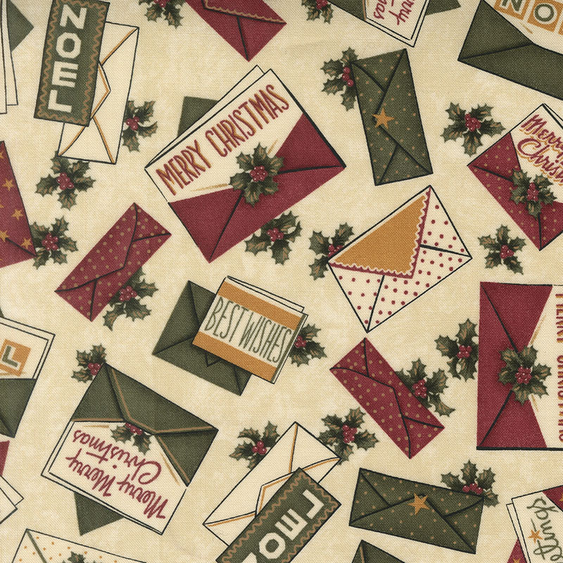 A Vintage Christmas Ii By Kansas Troubles For Moda - Tan