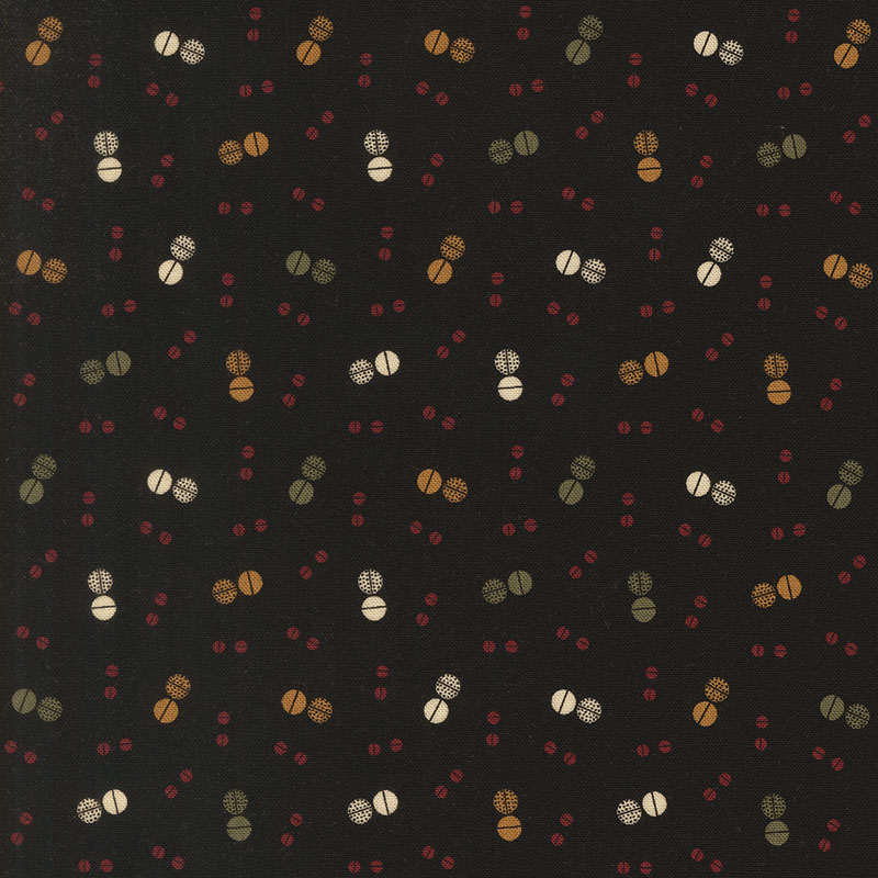A Vintage Christmas Ii By Kansas Troubles For Moda - Black