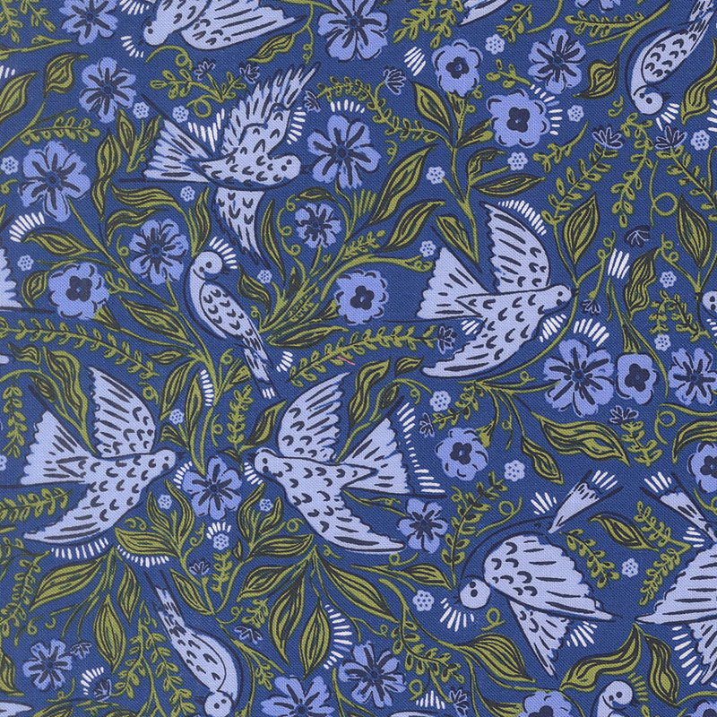 Prairie Blue By Gingiber For Moda - Royal