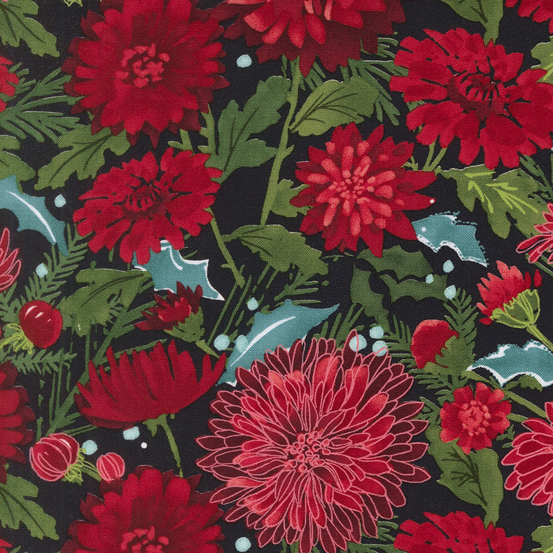 Mums Christmas  By Robin Pickens For Moda - Midnight