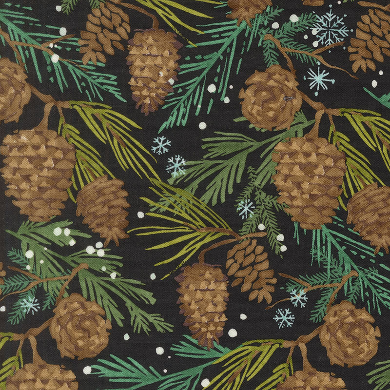 Mums Christmas  By Robin Pickens For Moda - Midnight
