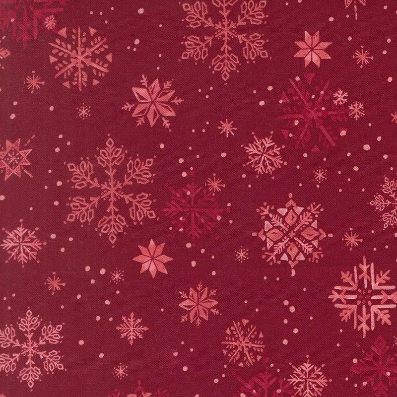 Mums Christmas By Robin Pickens For Moda - Crimson