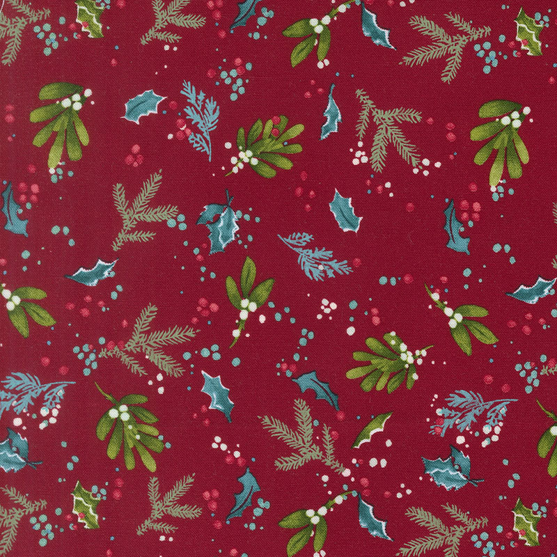 Mums Christmas By Robin Pickens For Moda - Crimson