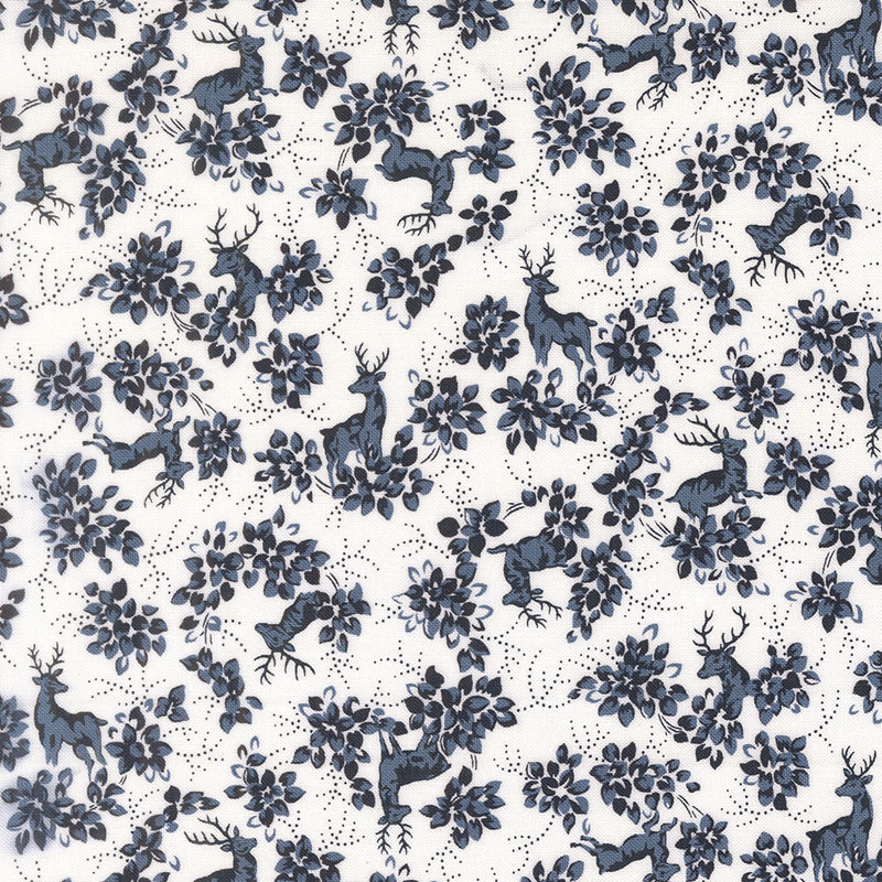 Nantucket Noel By Camille Roskelley For Moda - Navy