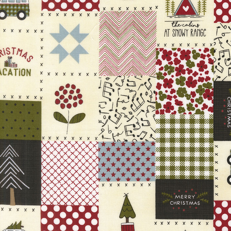 Christmas Vacation By Sweetwater For Moda - Vanilla