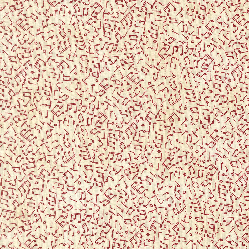 Christmas Vacation By Sweetwater For Moda - Vanilla - Red