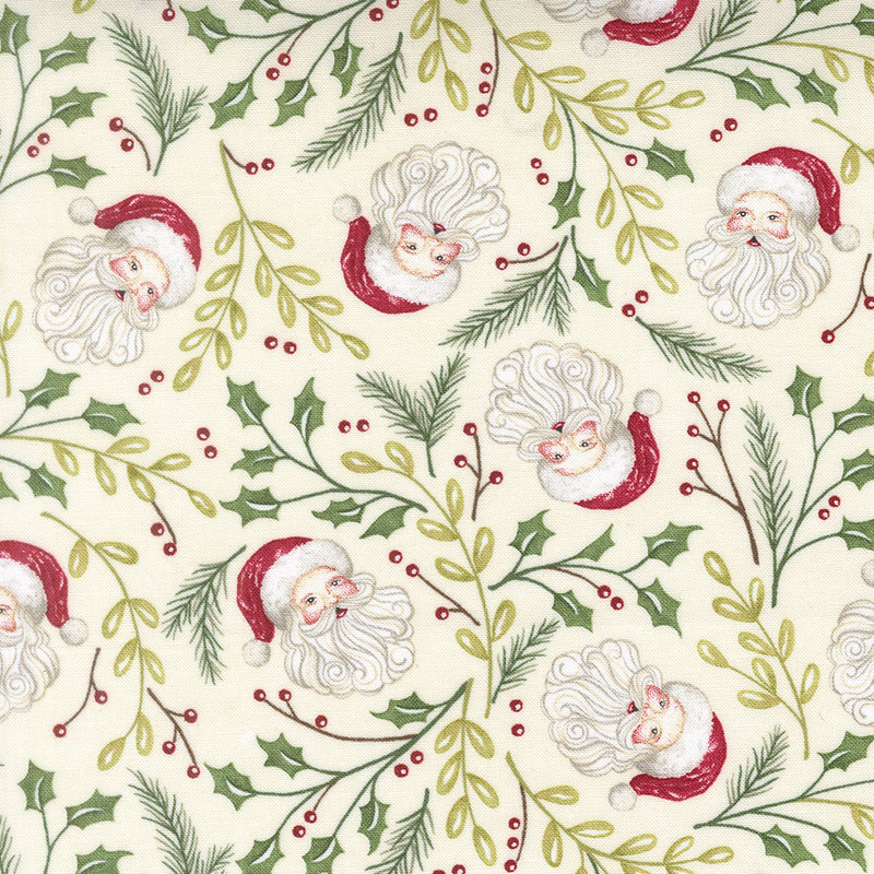 Snowy St Nick By Deb Strain For Moda - Winter White