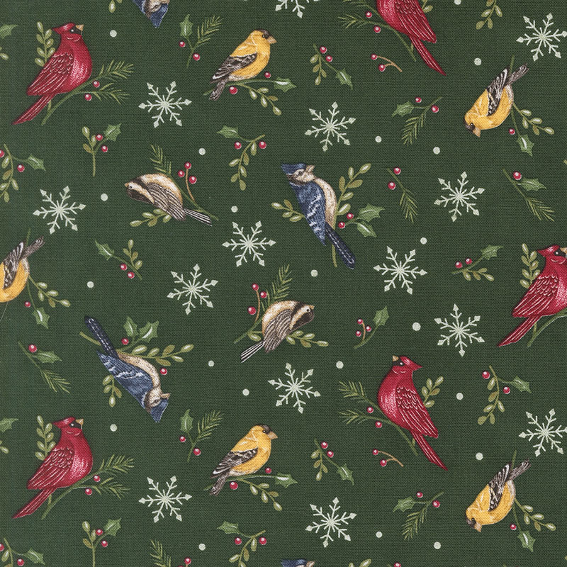 Snowy St Nick By Deb Strain For Moda - Evergreen