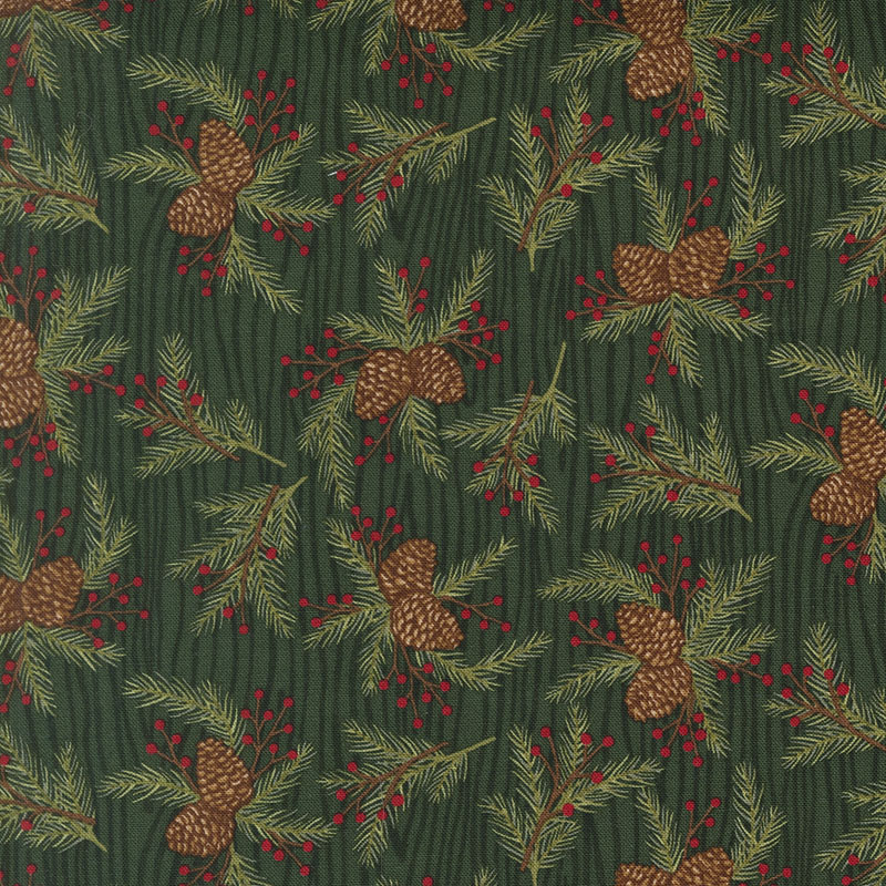 Snowy St Nick By Deb Strain For Moda - Evergreen