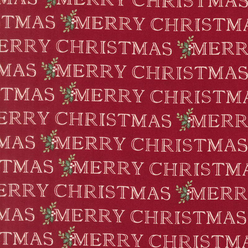 Snowy St Nick By Deb Strain For Moda - Berry Red