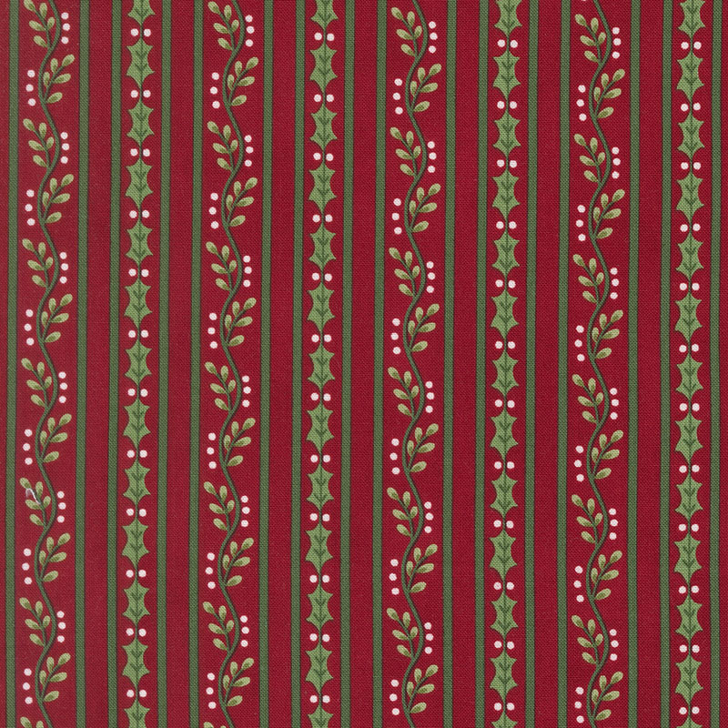Snowy St Nick By Deb Strain For Moda - Berry Red