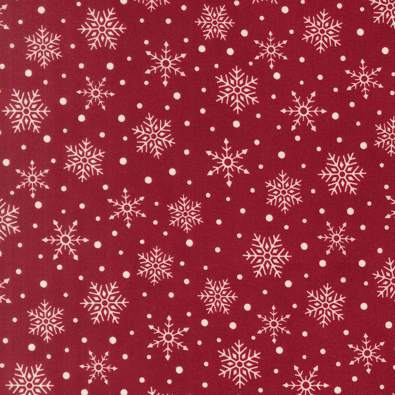 Snowy St Nick By Deb Strain For Moda - Berry Red
