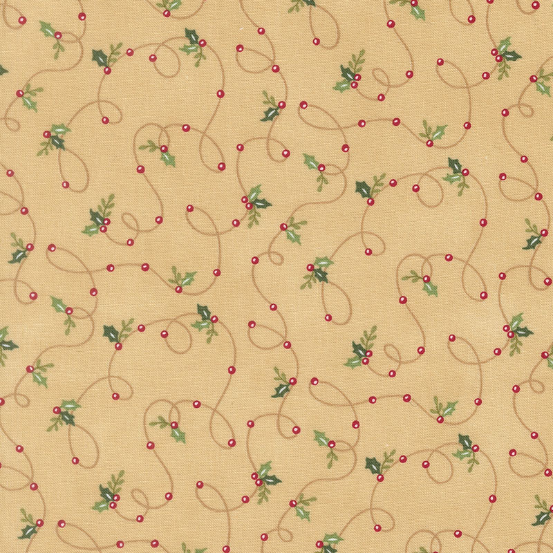 Snowy St Nick By Deb Strain For Moda - Winter Doe Tan