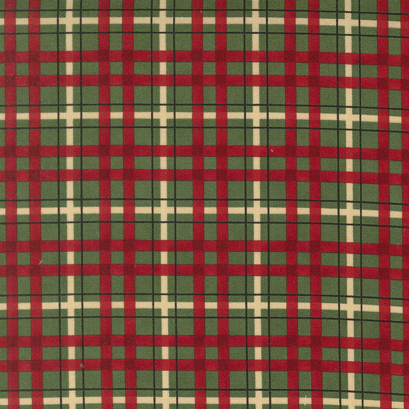 Snowy St Nick By Deb Strain For Moda - Moss Green