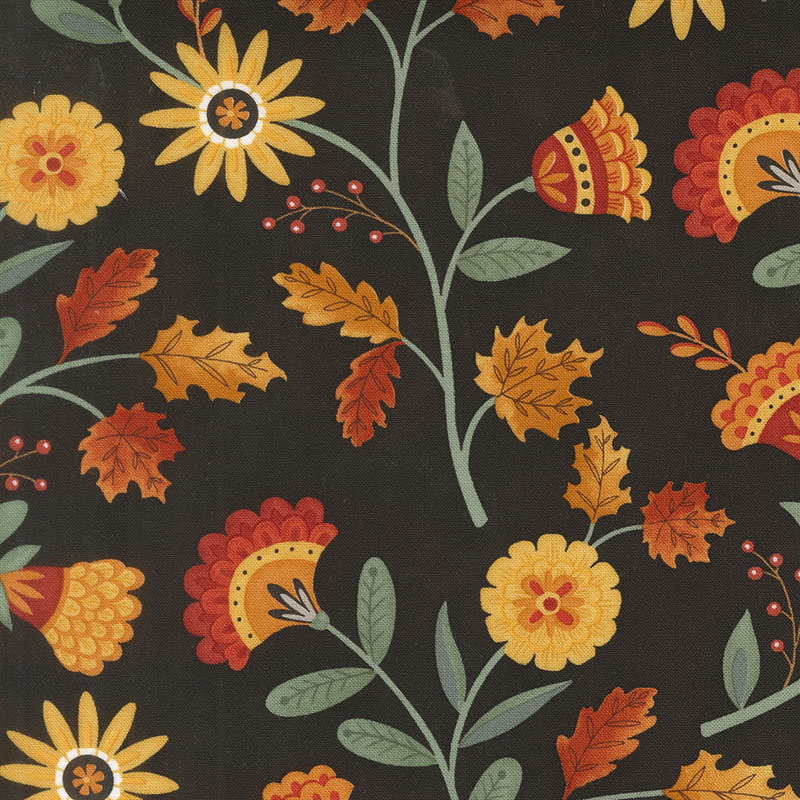Fall Folktale By Deb Strain For Moda - Midnight