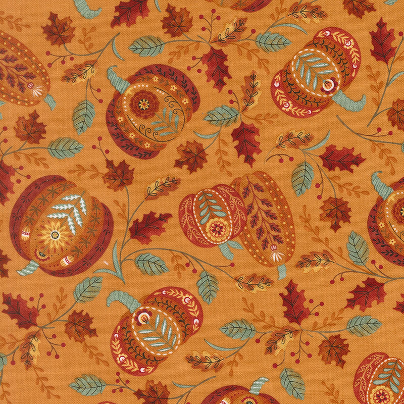 Fall Folktale By Deb Strain For Moda - Pumpkin
