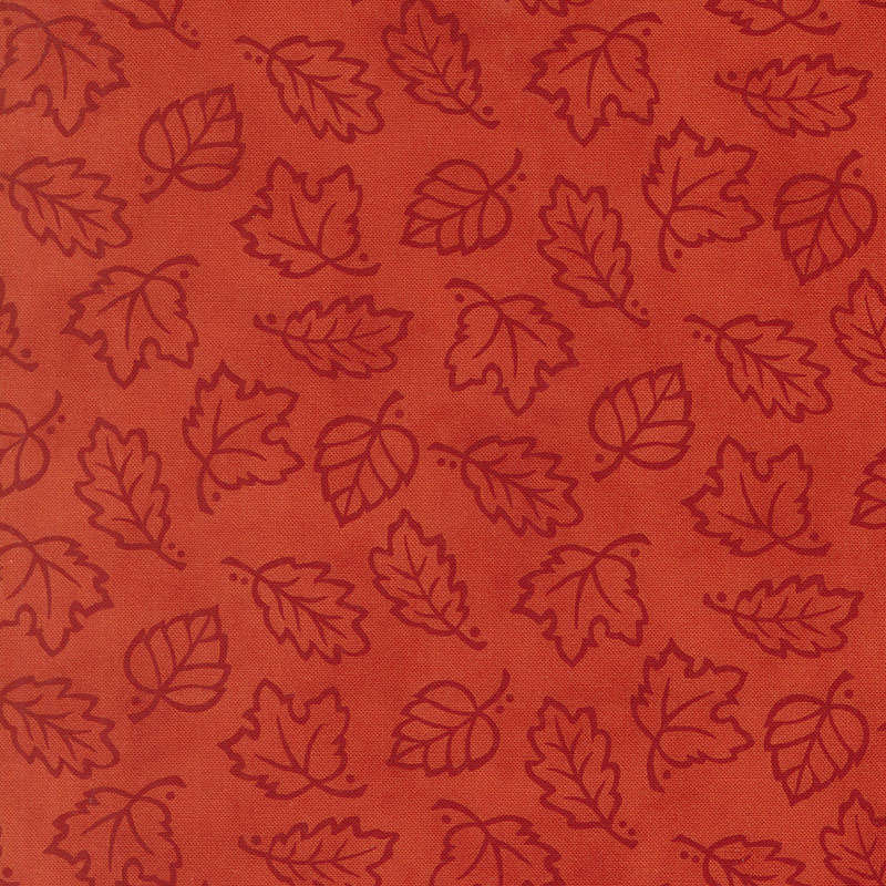 Fall Folktale By Deb Strain For Moda - Brick Red