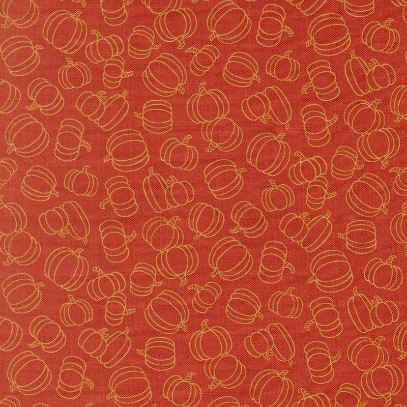 Fall Folktale By Deb Strain For Moda - Brick Red