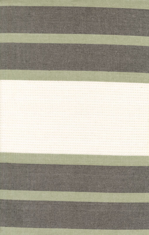 Eucalypt Toweling 18" By Pieces To Treasure For Moda - White - Iron- Eucalypt